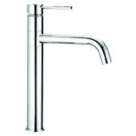 Immagine di MISCELATORE LAVELLO BOCCA ALTA GIREVOLE PEPE CROMO FRATTINI