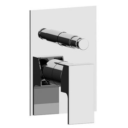 Immagine di MISCELATORE MONOCOMANDO DOCCIA INCASSO CON DEVIATORE VITADUE CROMO FRATTINI