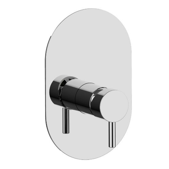 Immagine di PARTE ESTERNA MISCELATORE DOCCIA INCASSO PEPE XL CROMO FRATTINI