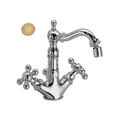 Immagine di GRUPPO MONOFORO BIDET BOCCA ANTICA DEDRA OTTONE ANTICO FRATTINI