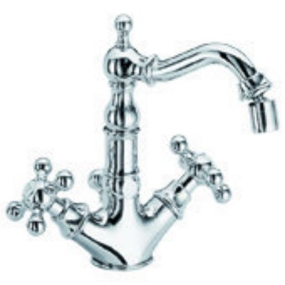 Immagine di GRUPPO MONOFORO BIDET BOCCA ANTICA DEDRA CROMO FRATTINI