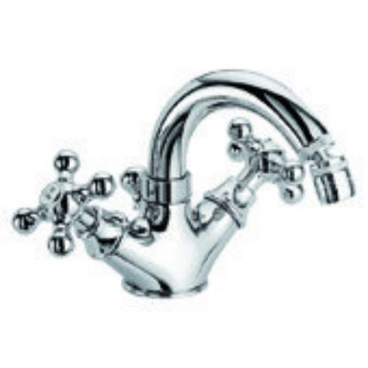 Immagine di GRUPPO MONOFORO BIDET CON CANNA DEDRA CROMO FRATTINI