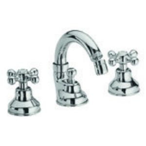 Immagine di GRUPPO BIDET CON BOCCA EROGAZIONE 3 FORI DEDRA CROMO FRATTINI