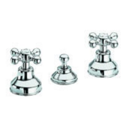 Immagine di GRUPPO BIDET 3 FORI DEDRA CROMO FRATTINI