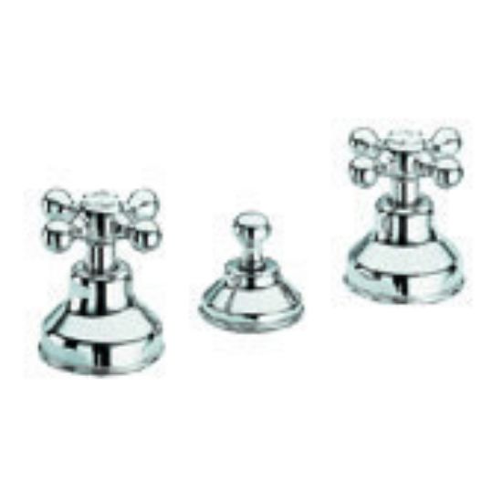 Immagine di GRUPPO BIDET 3 FORI DEDRA CROMO FRATTINI