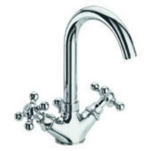 Immagine di GRUPPO MONOFORO LAVABO BOCCA ALTA DEDRA CROMO FRATTINI