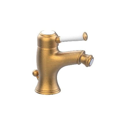 Immagine di MISCELATORE MONOCOMANDO BIDET MORGAN PRESTIGE OTTONE ANTICO FRATTINI