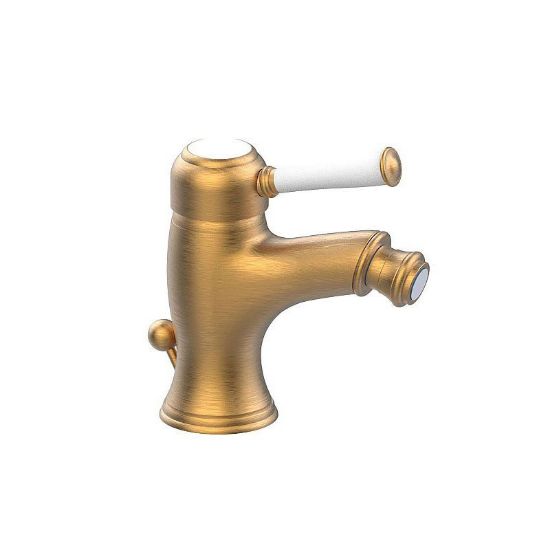 Immagine di MISCELATORE MONOCOMANDO BIDET MORGAN PRESTIGE OTTONE ANTICO FRATTINI