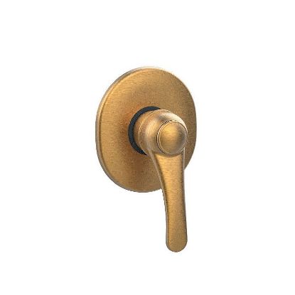 Immagine di MISCELATORE MONOCOMANDO DOCCIA INCASSO MORGAN OTTONE ANTICO FRATTINI