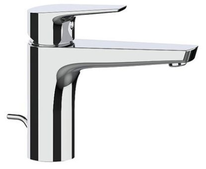 Immagine di MISCELATORE MONOCOMANDO LAVABO BRIOTRE LARGE CROMO FRATTINI