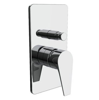 Immagine di MISCELATORE MONOCOMANDO DOCCIA INCASSO CON DEVIATORE BRIOTRE CROMO FRATTINI