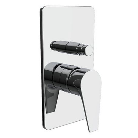 Immagine di MISCELATORE MONOCOMANDO DOCCIA INCASSO CON DEVIATORE BRIOTRE CROMO FRATTINI