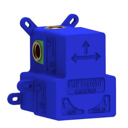 Immagine di CORPO INCASSO DOCCIA UNIVERSALE 1-2 VIE CON DEVIATORE DISCHI CERAMICI FRATTINI