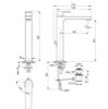 Immagine di MISCELATORE MONOCOMANDO LAVABO ALTO EDGE CROMO BLUESTART (APERTURA A FREDDO) IDEAL STANDARD
