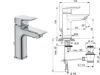 Immagine di MISCELATORE MONOCOMANDO LAVABO CERAMIX CROMO IDEAL STANDARD