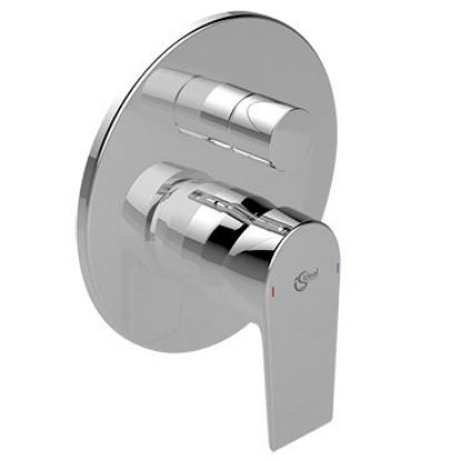 Immagine di MISCELATORE MONOCOMANDO DOCCIA INCASSO CON DEVIATORE CERAMIX CROMO IDEAL STANDARD