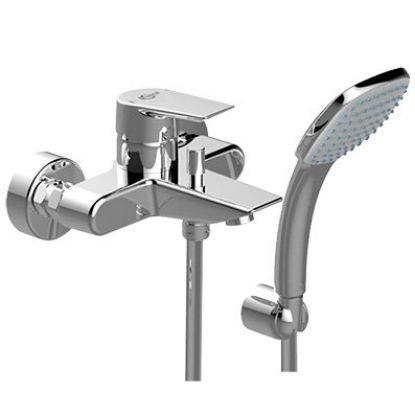 Immagine di MISCELATORE MONOCOMANDO ESTERNO VASCA CON DUPLEX CERAMIX CROMO IDEAL STANDARD