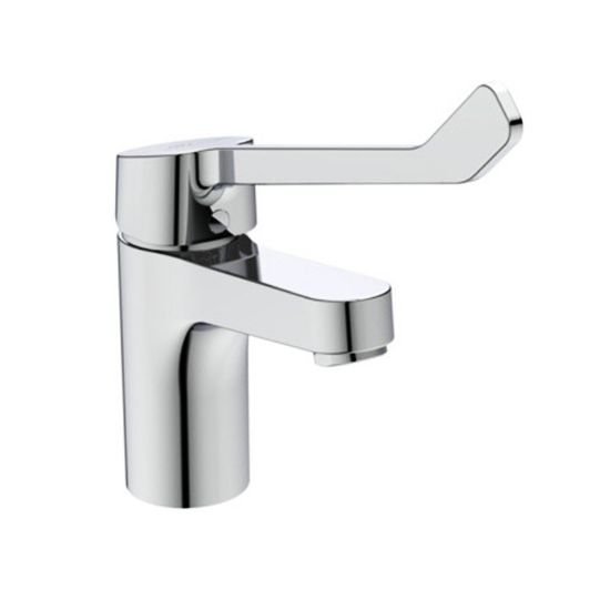 Immagine di MISCELATORE MONOCOMANDO LAVABO CON LEVA CLINICA CERABASE CROMO IDEAL STANDARD