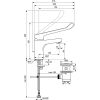 Immagine di MISCELATORE MONOCOMANDO LAVABO CON LEVA CLINICA CERABASE CROMO IDEAL STANDARD