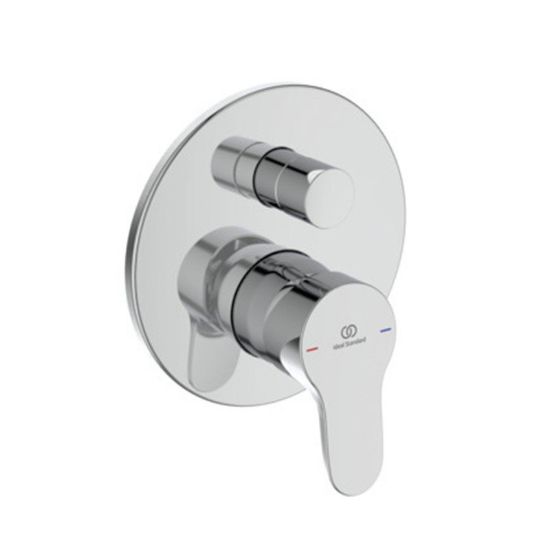 Immagine di MISCELATORE MONOCOMANDO DOCCIA INCASSO CON DEVIATORE CERABASE CROMO IDEAL STANDARD