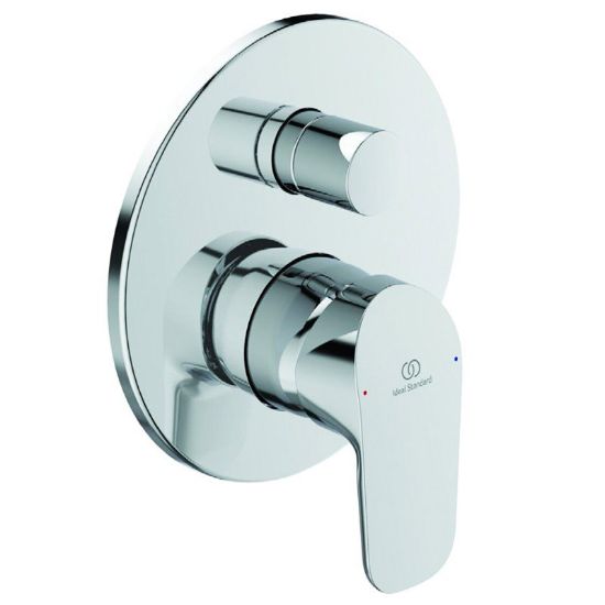 Immagine di MISCELATORE MONOCOMANDO DOCCIA INCASSO CON DEVIATORE CERAFLEX CROMO IDEAL STANDARD