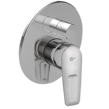 Immagine di PARTE ESTERNA PER INCASSO DOCCIA CON DEVIATORE CERAMIX BLU CROMO IDEAL STANDARD