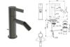 Immagine di MISCELATORE MONOCOMANDO BIDET JOY MAGNETIC GREY IDEAL STANDARD
