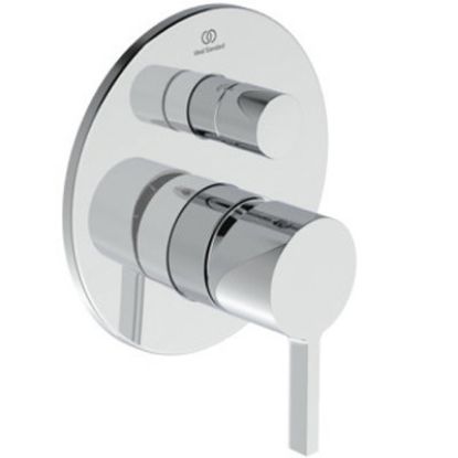 Immagine di PARTE ESTERNA PER INCASSO DOCCIA CON DEVIATORE JOY CROMO IDEAL STANDARD