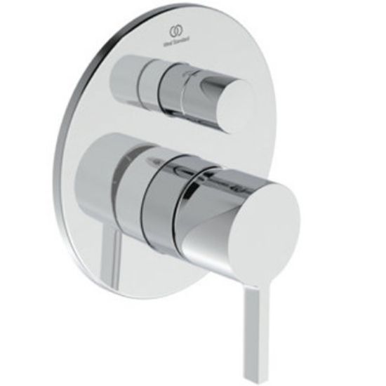 Immagine di PARTE ESTERNA PER INCASSO DOCCIA CON DEVIATORE JOY CROMO IDEAL STANDARD