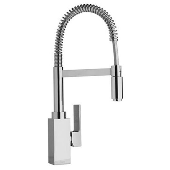 Immagine di MISCELATORE LAVELLO CON BOCCA A MOLLA DAX CROMO PAINI