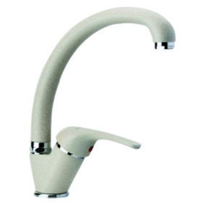 Immagine di MISCELATORE LAVELLO COLLO ALTO CRETA 100 GRANITO AVENA PAINI