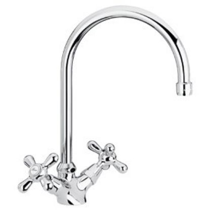 Immagine di GRUPPO MONOFORO LAVELLO BOCCA ALTA LIBERTY CROMO PAINI