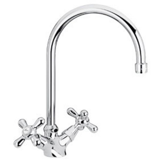 Immagine di GRUPPO MONOFORO LAVELLO BOCCA ALTA LIBERTY CROMO PAINI