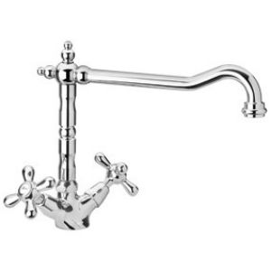 Immagine di GRUPPO MONOFORO LAVELLO BOCCA ANTICA LIBERTY CROMO PAINI