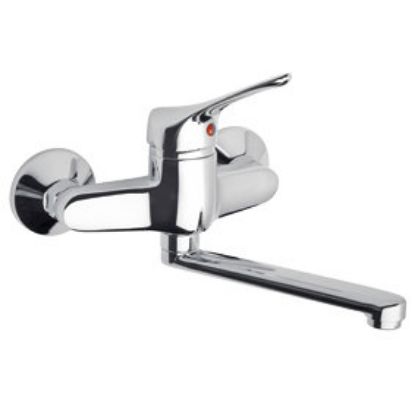 Immagine di MISCELATORE LAVELLO DA PARETE PILOT SPECIAL CROMO PAINI