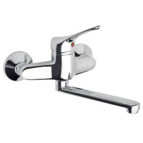 Immagine di MISCELATORE LAVELLO DA PARETE PILOT SPECIAL CROMO PAINI