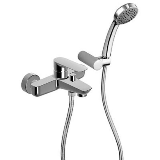 Immagine di MISCELATORE MONOCOMANDO ESTERNO VASCA CON DUPLEX NOVE CROMO PAINI