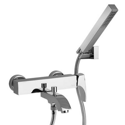 Immagine di MISCELATORE MONOCOMANDO ESTERNO VASCA CON DUPLEX LADY CROMO PAINI