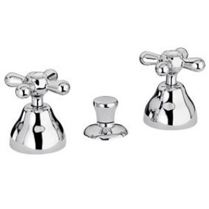 Immagine di GRUPPO BIDET 3 FORI LIBERTY CROMO PAINI