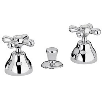 Immagine di GRUPPO BIDET 3 FORI LIBERTY CROMO PAINI