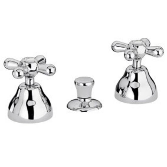 Immagine di GRUPPO BIDET 3 FORI LIBERTY CROMO PAINI