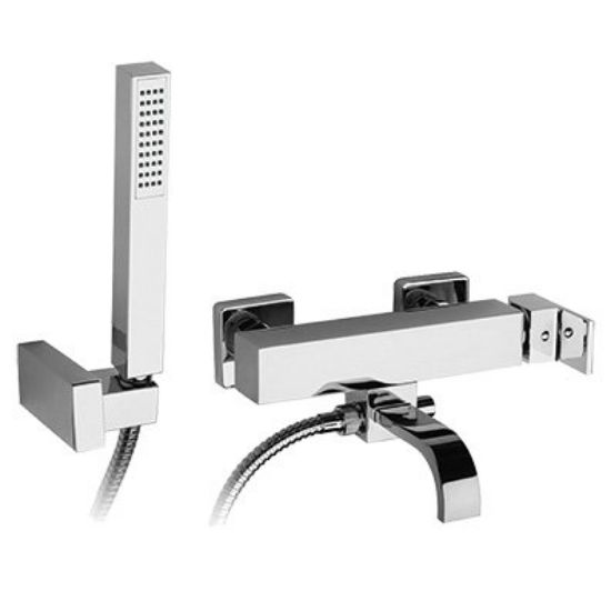 Immagine di MISCELATORE MONOCOMANDO ESTERNO VASCA CON DUPLEX DAX CROMO PAINI