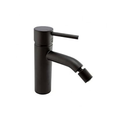 Immagine di MISCELATORE MONOCOMANDO BIDET COX OPEN NERO OPACO CON SCARICO AUTOMATICO 1" 1/4 PAINI