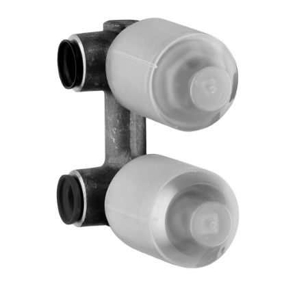 Immagine di CORPO INCASSO DOCCIA UNIVERSALE 2 VIE CON DEVIATORE CROMO PAINI