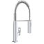Immagine di MISCELATORE LAVELLO CON BOCCA A MOLLA EUROCUBE CROMO GROHE