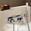 Immagine di MISCELATORE MONOCOMANDO ESTERNO VASCA CON DUPLEX EUROCUBE CROMO GROHE