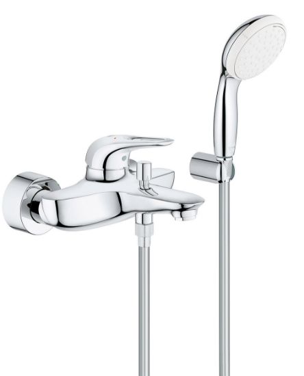 Immagine di MISCELATORE MONOCOMANDO ESTERNO VASCA CON DUPLEX EUROSTYLE NEW CROMO GROHE