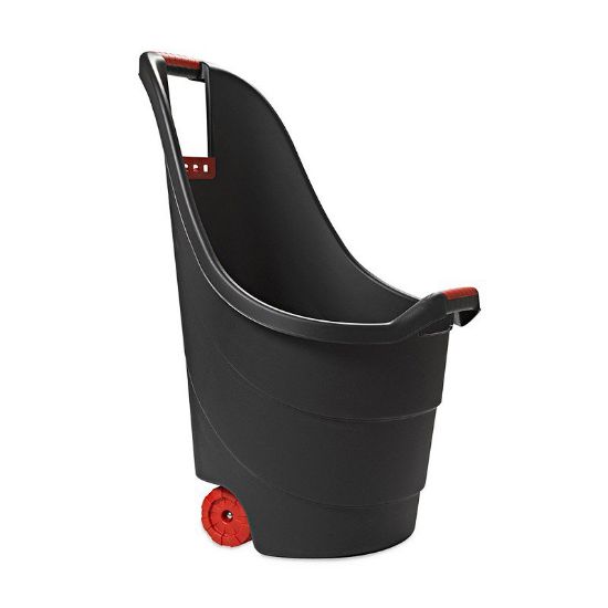 Immagine di CARRELLO MULTIUSO DA GIARDINO 62 LTDIMENSIONI 53x59x90H CM NERO-ROSSO