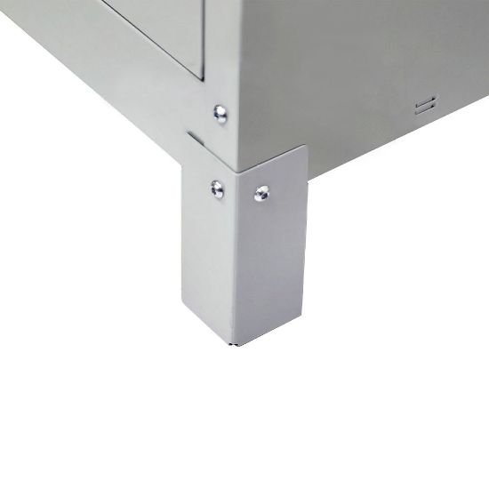 Immagine di KIT 4 PIEDI PER ARMADIO SPOGLIATOIO IN METALLO