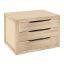 Immagine di CASSETTIERA IN ABETE 3 CASSETTI 40x38 CM ALTEZZA 32 CM